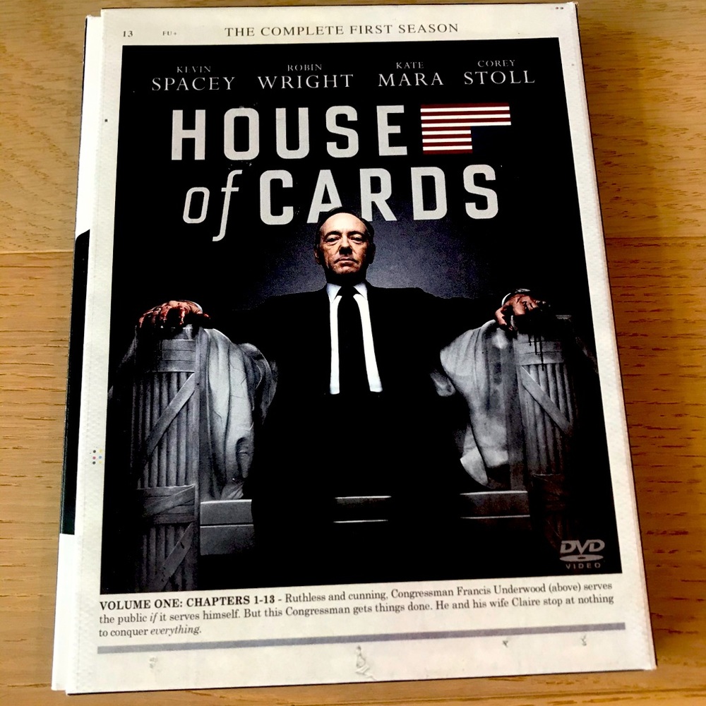 “House of Cards” —The Complete First Season.